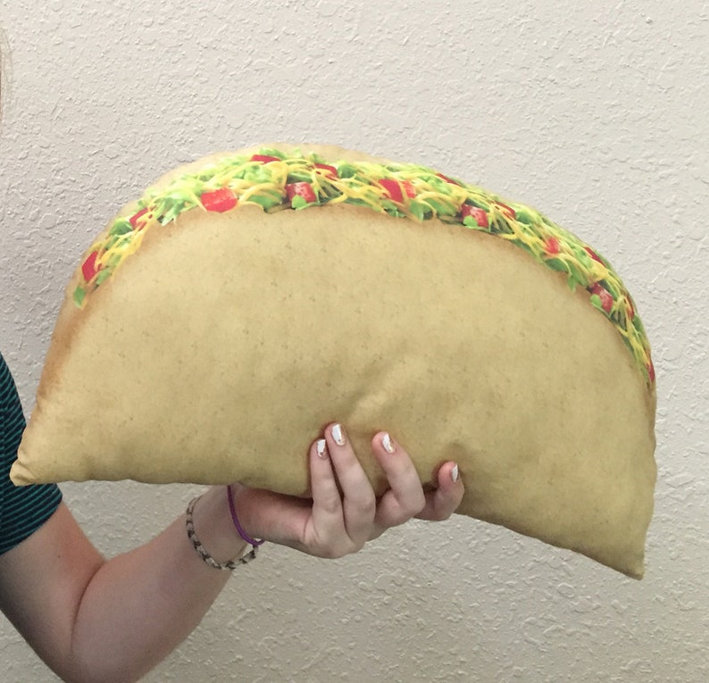 stuffed taco pillow