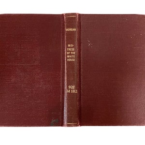 Vintage 1940s Dark Red Book Cover For Junk Journal Crafts Book Binding for Journals