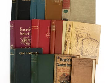 Vintage Empty Book Covers YOUR CHOICE For Junk Journal Crafts Book Binding for Journals