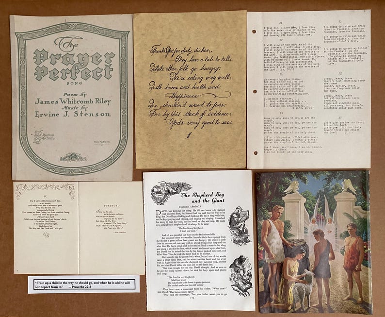Religious Ephemera Holy Prayer Cards Christianity Scrapbooking Junk Journal Lot K160 Bild 3