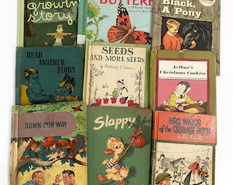Children's Empty Book Covers YOUR CHOICE For Junk Journal Crafts Book Binding for Journals Vintage Hardcovers