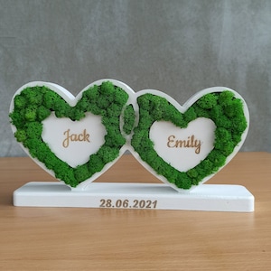 Personalised 5th Anniversary Gift for a Couple, Parents Anniversary Gift, Engraved 5th Wedding Anniversary Gift, Wife Wedding Gift