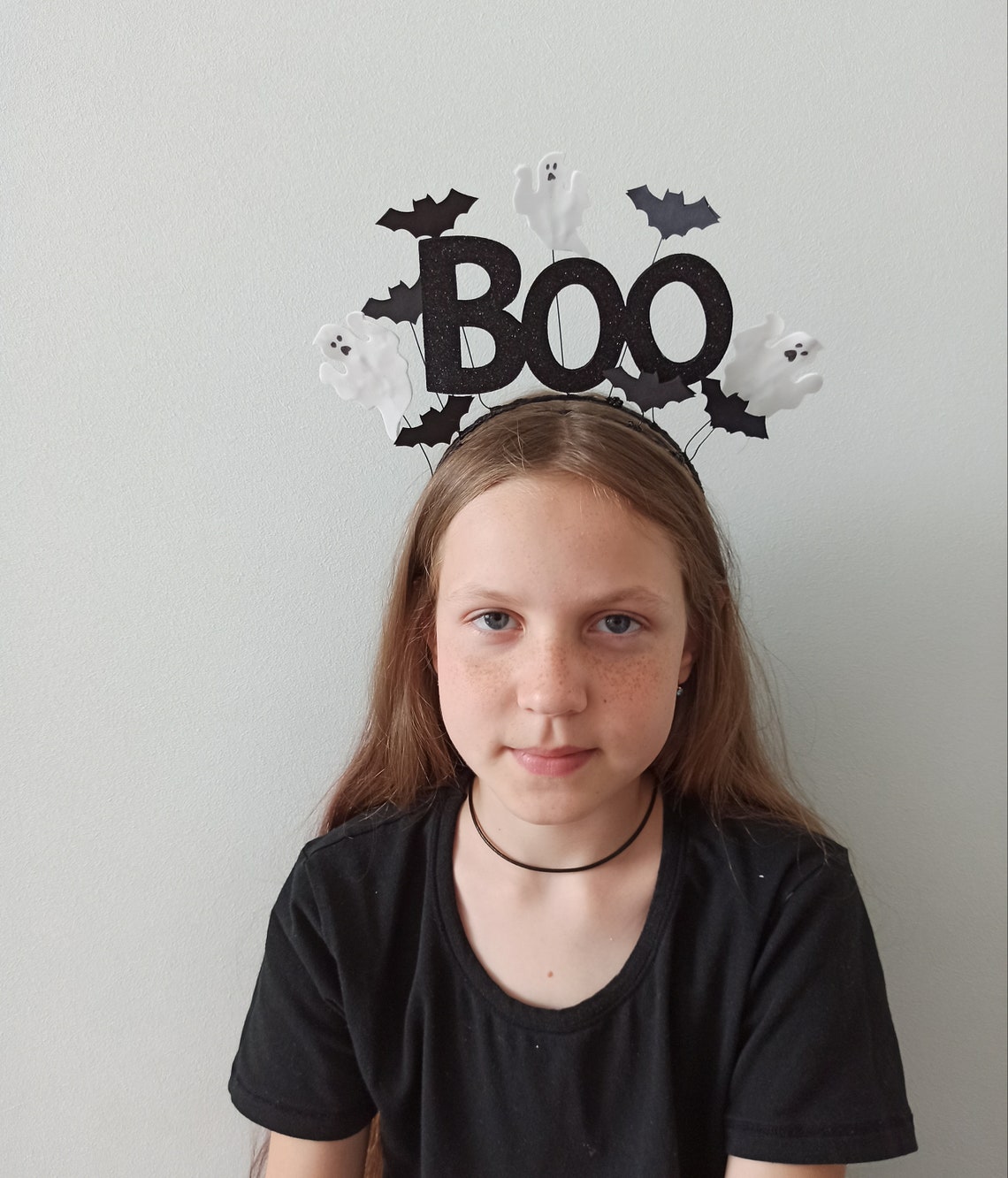 Spooky Ghost Halloween headband ghost and bats headband Etsy
