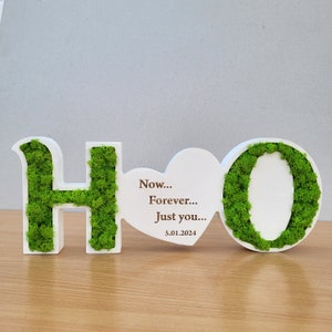 Custom Couple initials Wooden letters Personalised wedding gift for Couple, Newly Wed Gifts Wife wedding gift Names And Date Engagement gift