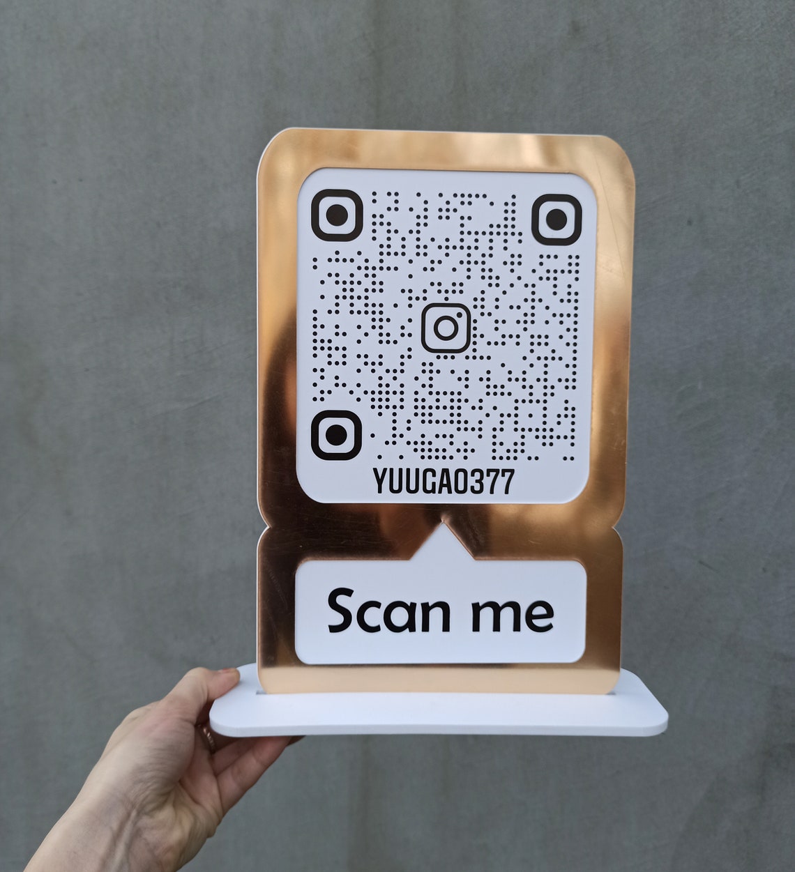 Business Social Media instagram QR Code QR Code Card QRcode Etsy