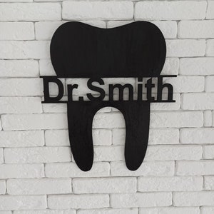 Custom Dental Office Wall Decor, Dentist Office Sign, Dentist Gift, Orthodontist Office Sign, Tooth wall decor