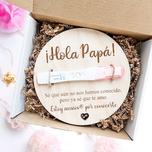 Pregnancy Announcement To Papa (Spanish version)