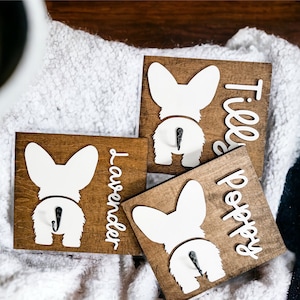Custom dog leash holder | Laser cut dog leash holder | Personalized dog leash holder | Wooden dog leash holder