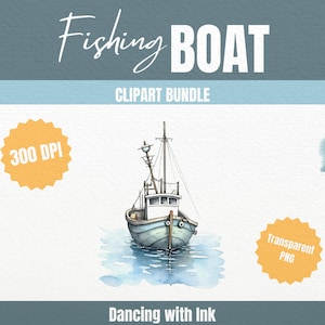 FISHING HOLE Clipart, 26 Png Clipart Files, Instant Download Fish