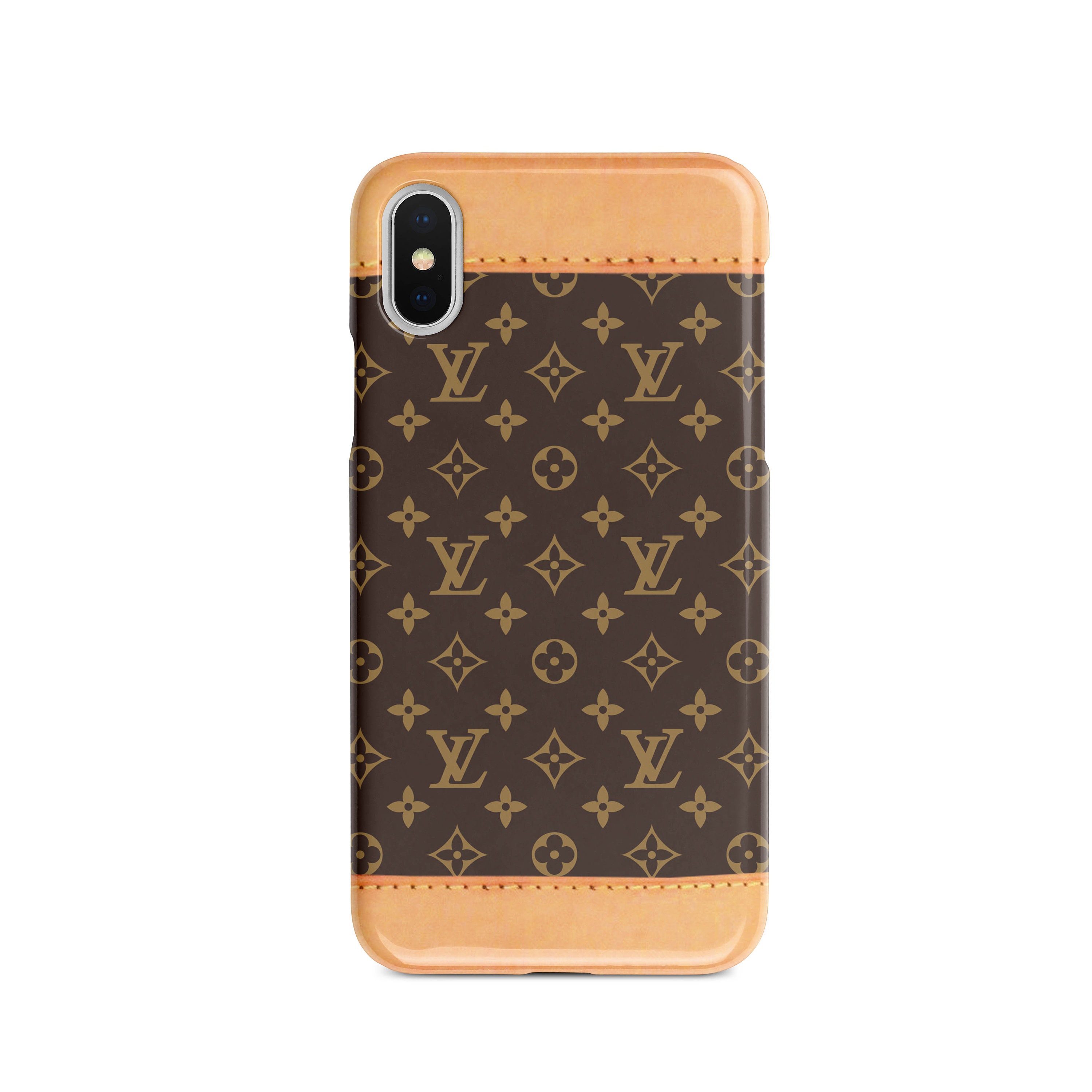 LV Case Inspired Louis Vuitton iPhone Xs Max case iPhone 8 | Etsy