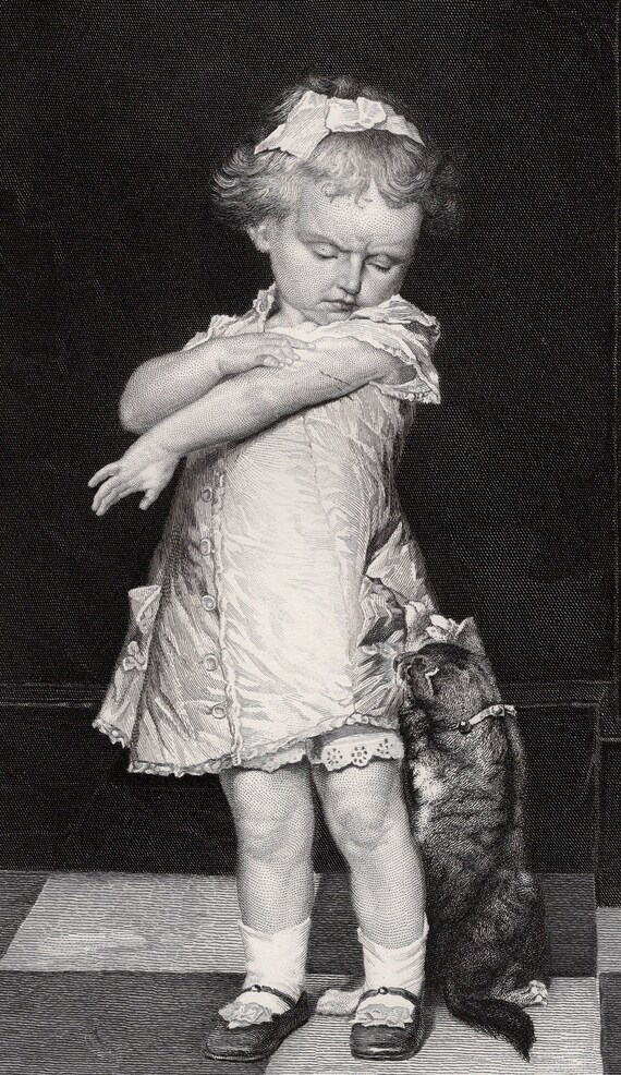 Edgard FARASYN 1800s Engraving 