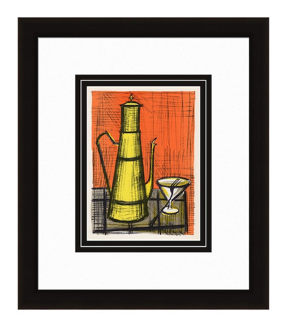 ベルナール・ビュッフェ 1967年 カラーリトグラフ「コーヒー ベルナール・ビュッフェ 1967年 カラーリトグラフ「コーヒー