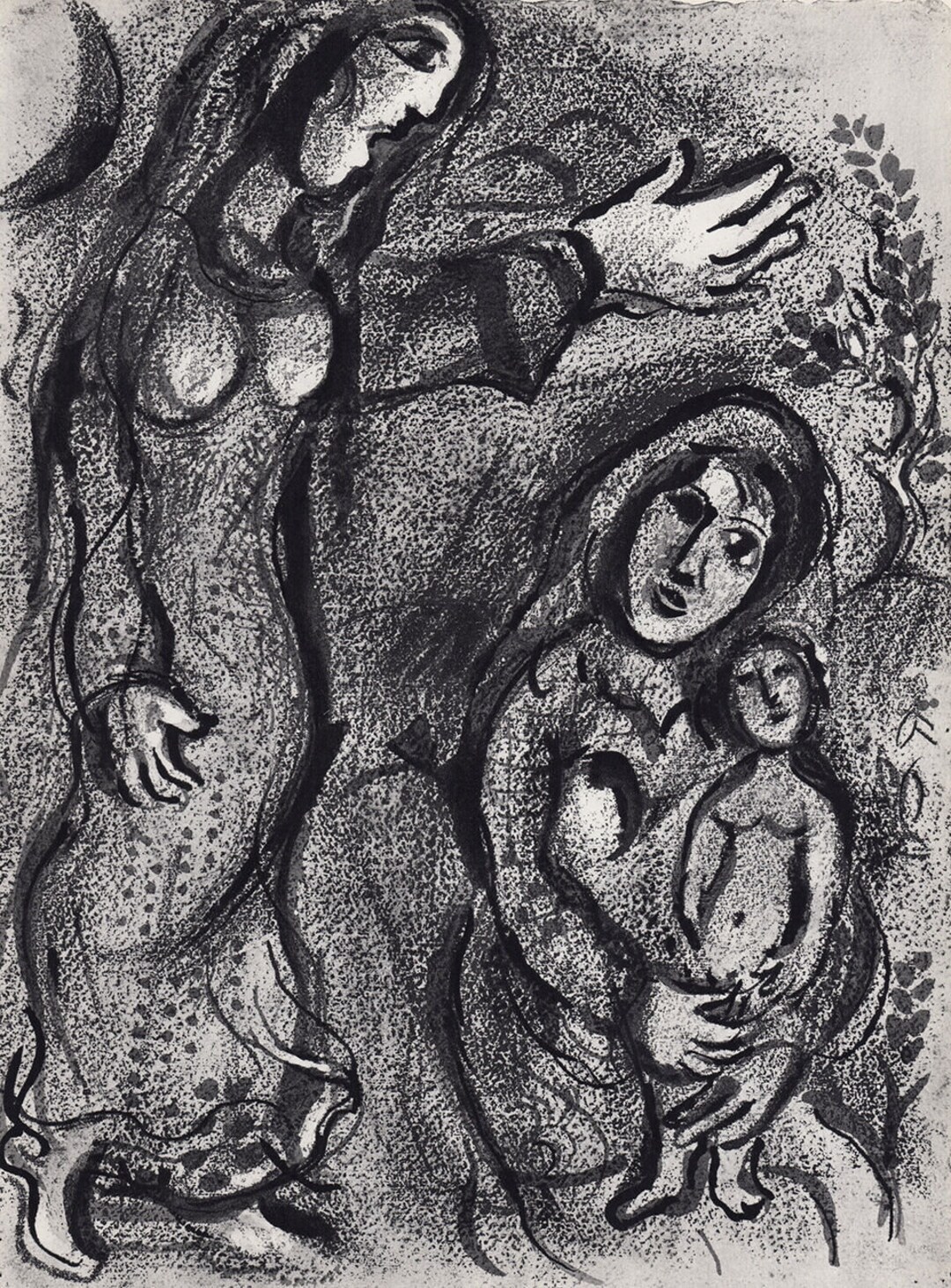 MARC CHAGALL マルク シャガール 1960年 リトグラフ 額絵