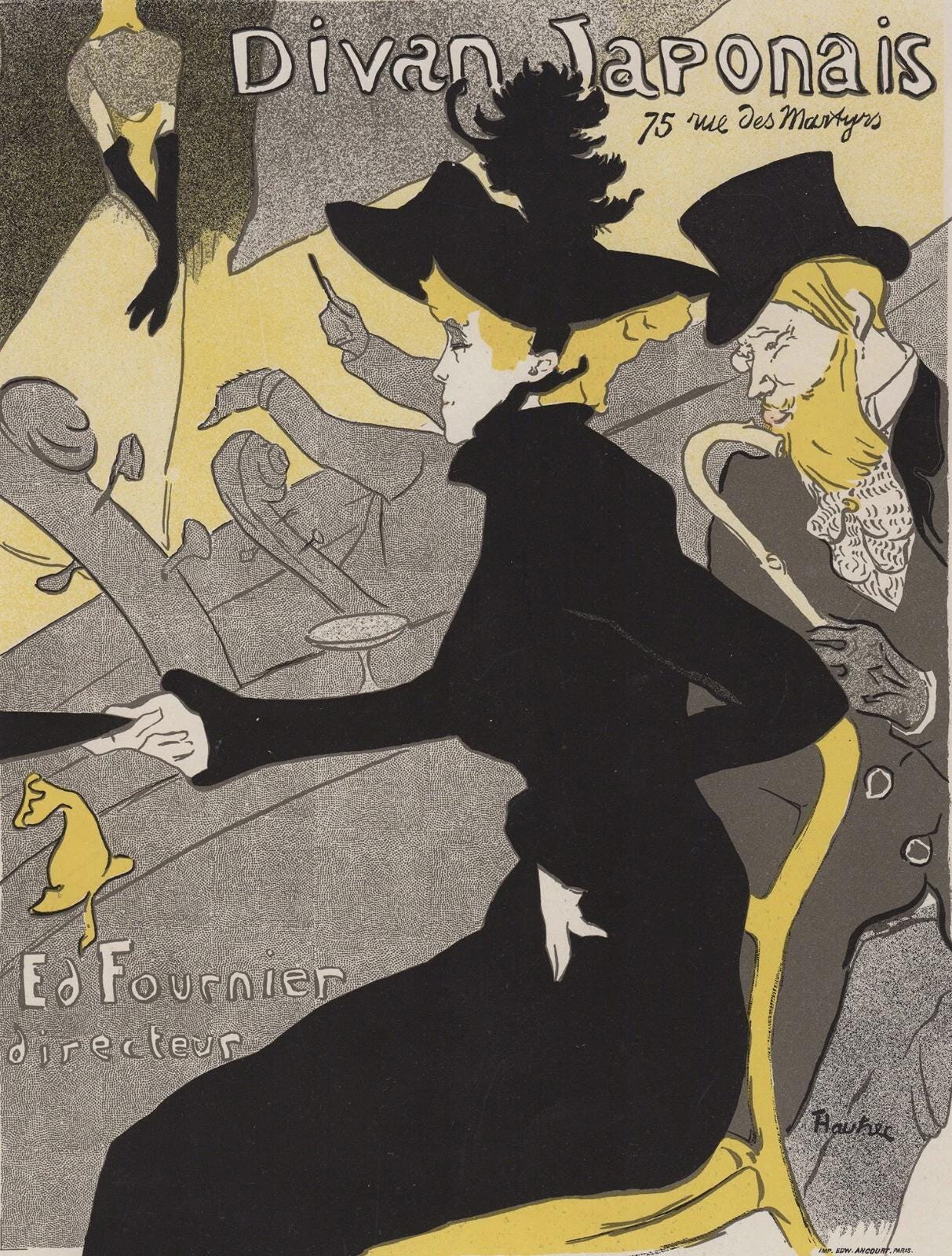 LAUTREC 1896 Original Limited Lithograph 