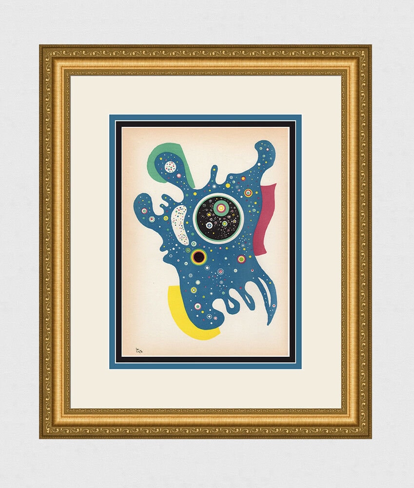 Wassily Kandinsky 1938 Original Color Lithograph 
