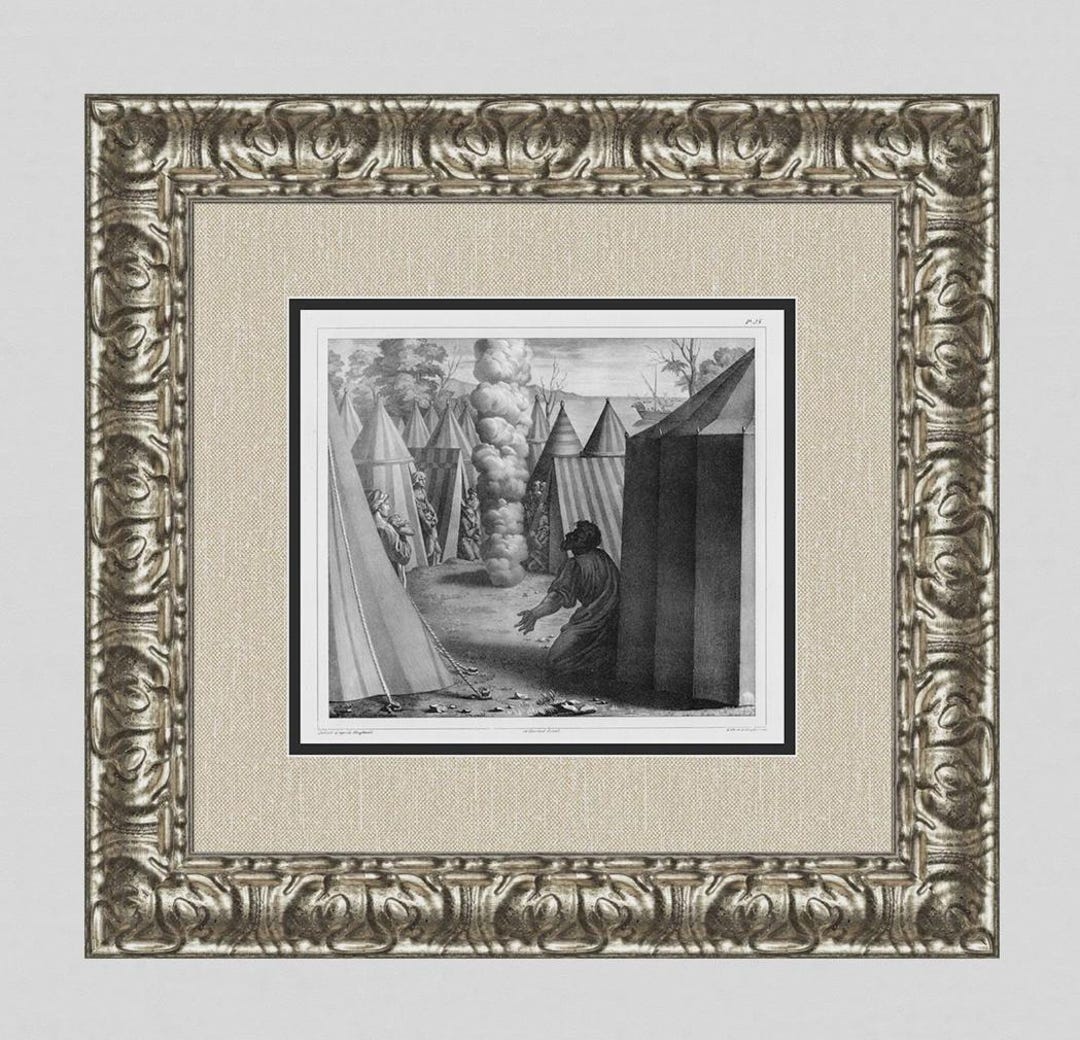 Mose Raphael Solidum RAPHAEL 1800s Vatican Loggias Lithograph