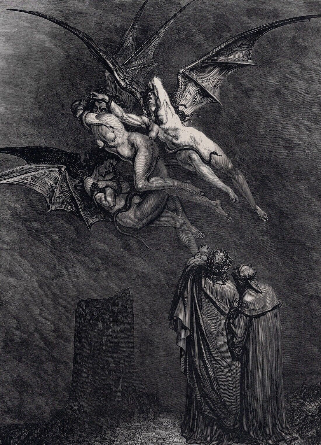 Gustave DORE 1800's Woodcut 