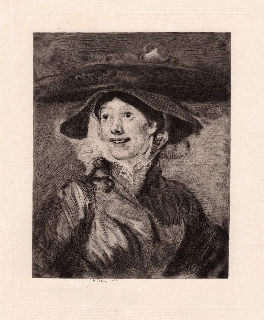 1800s William HOGARTH Etching 