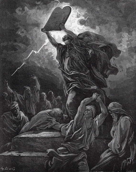 godplayer.jpです❗️ボーコンセプトオットマン❗️25万円❗️半額‼️ Gustave DORE 1800s Religious Woodcut 