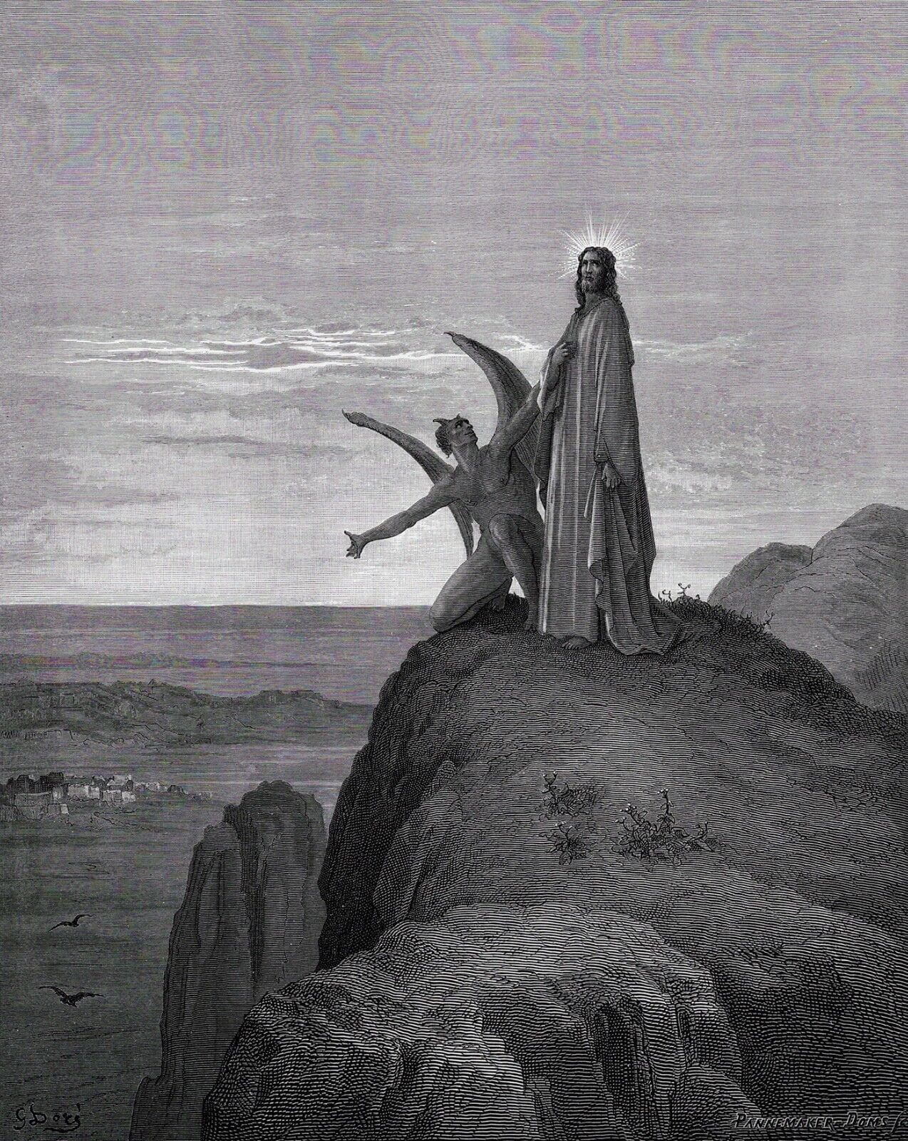 Gustave DORE 1800's Woodcut 
