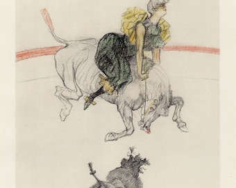 トゥールズ•ロートレック／リトグラフ作品集『サーカス』 700部限定