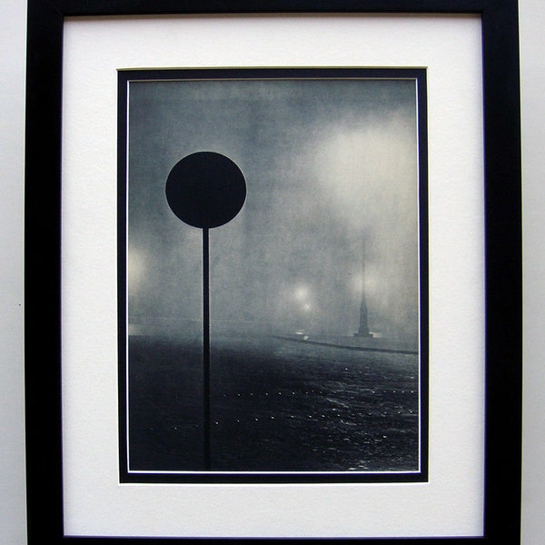 1930s BRASSAI Antique Photogravure "Fog" Professionally Framed COA