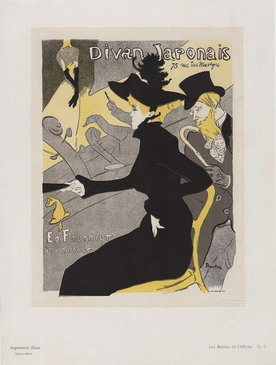 LAUTREC 1896 Original Limited Lithograph 