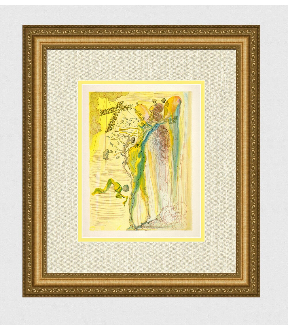 サルバドール・ダリ 木版画 1960年 サルバドール・ダリ 真正木版画「栄光の体の輝き
