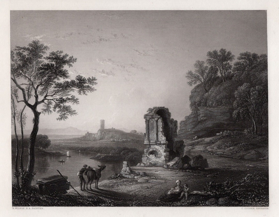 Richard WILSON 1800's Engraving 