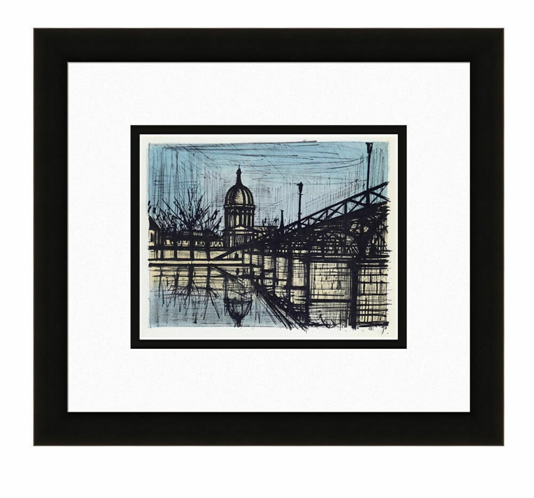 ベルナール・ビュッフェ、「PAYSAGES DE PARIS-Le pont d