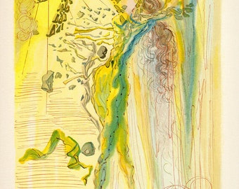 サルバドール・ダリ 木版画 サルバドール・ダリ「Pudentiane」 銅版画 絵画