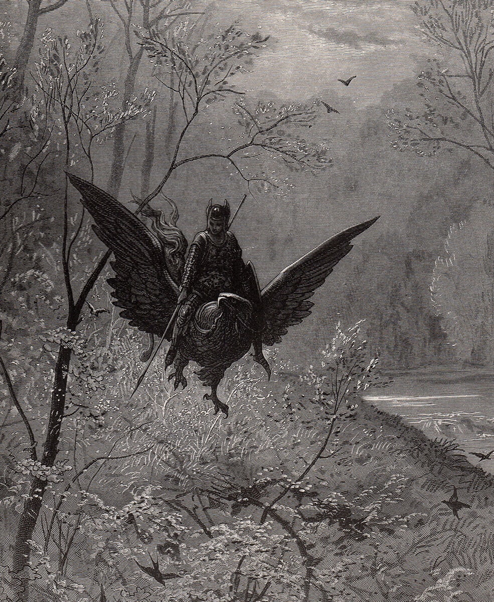 Alluring Gustave DORE 1800s Woodcut 
