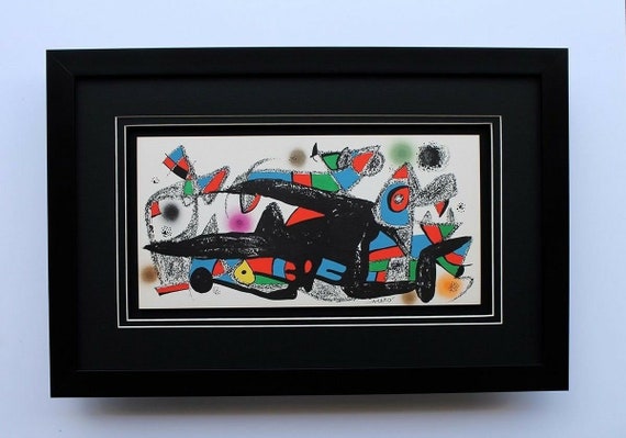 Miro オリジナルリトグラフ入り ミロ ピエールマティス画廊 Miro