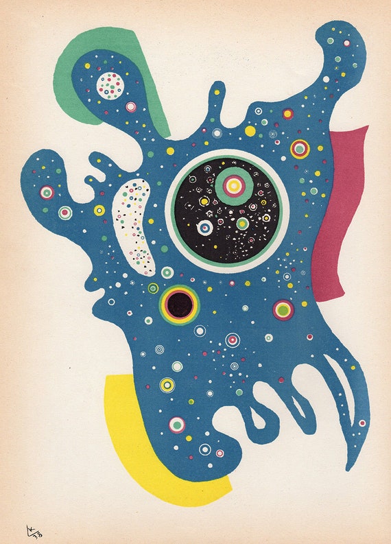 Wassily Kandinsky - Transverse Line - 1990 Offset Lithograph