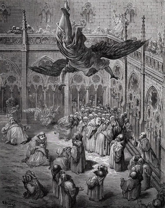 1800s Gustave DORE Woodcut 