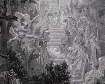 Gustave DORE 1800's Woodcut 