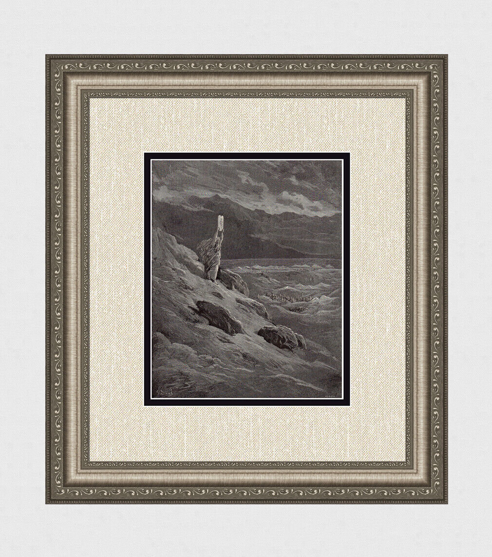 1800's GUSTAVE DORE Biblical Woodcut 