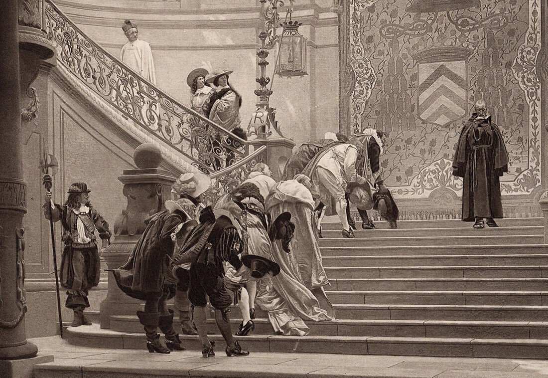 Jean-leon Gerome 1800's SIGNED Antique Print 