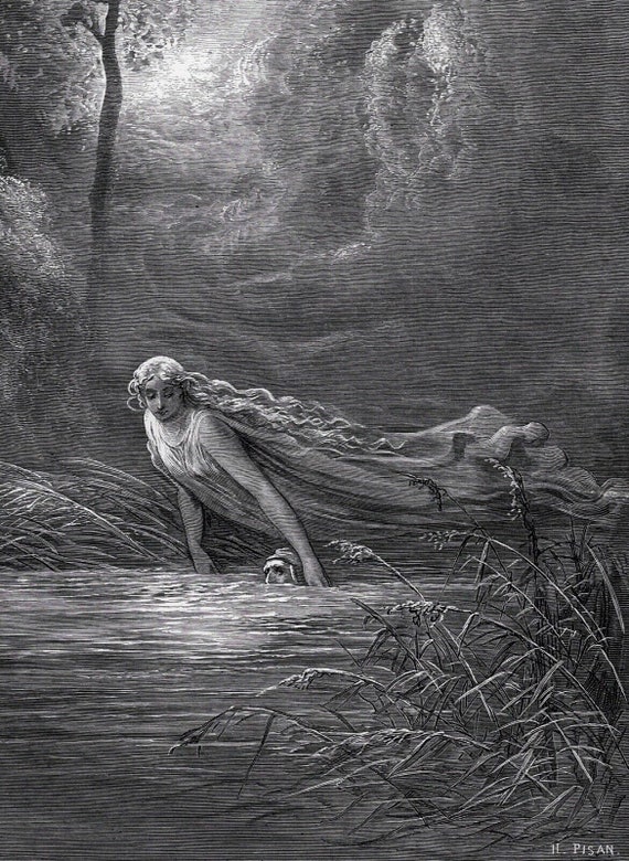 1800s Gustave DORE Woodcut 