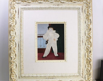 1930 PABLO PICASSO Limited Edition Pochoir &quot;Young Harlequin Boy&quot; Gallery Framed Certificate of Authenticity