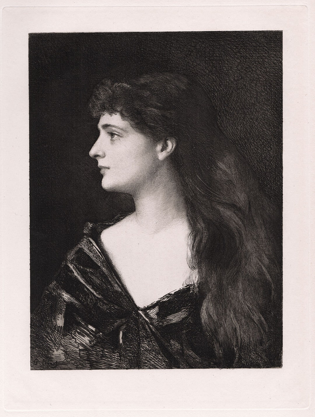 Jean Jacques Henner 肉筆油彩画　19世紀巨匠　直筆サイン il_1080xN.1820277276_b7lt.jpg