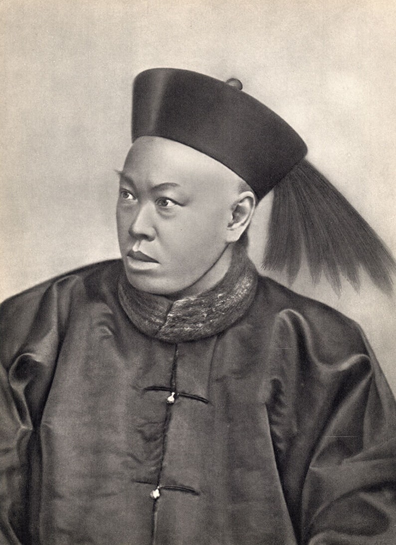 Pierre VERGER 1930s Antique Photogravure Chinese Portrait Study Professionally Framed Gallery Certificate Included