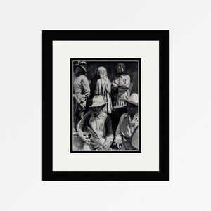 1930s CARTIER-BRESSON Antique Photogravure "Mexican Musicians" Custom Framed Gallery Certificate