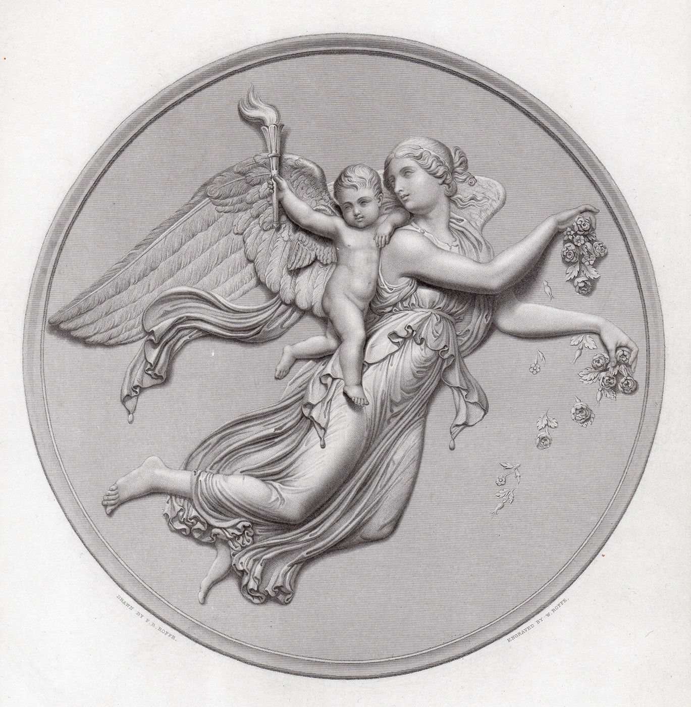 1852 Bertel Thorvaldsen Engraving 