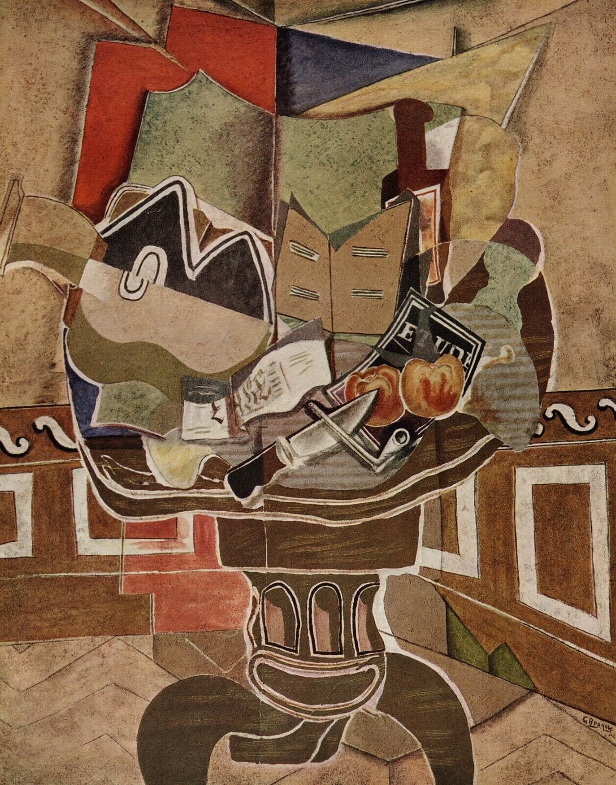 1956 GEORGES BRAQUE Vintage Lithograph 