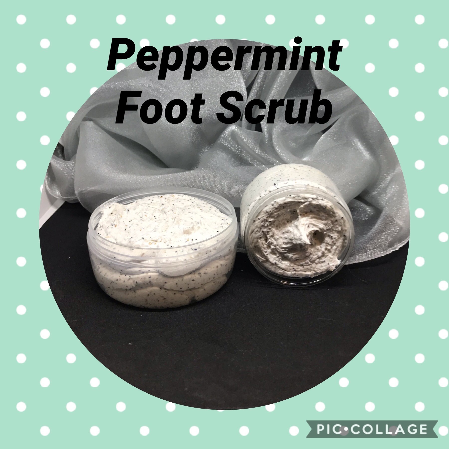 Peppermint Foot Scrub Etsy