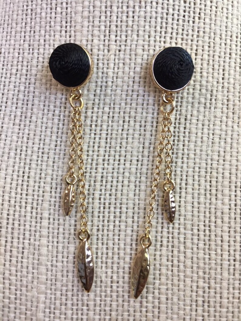 Stud backed dangle earrings Etsy