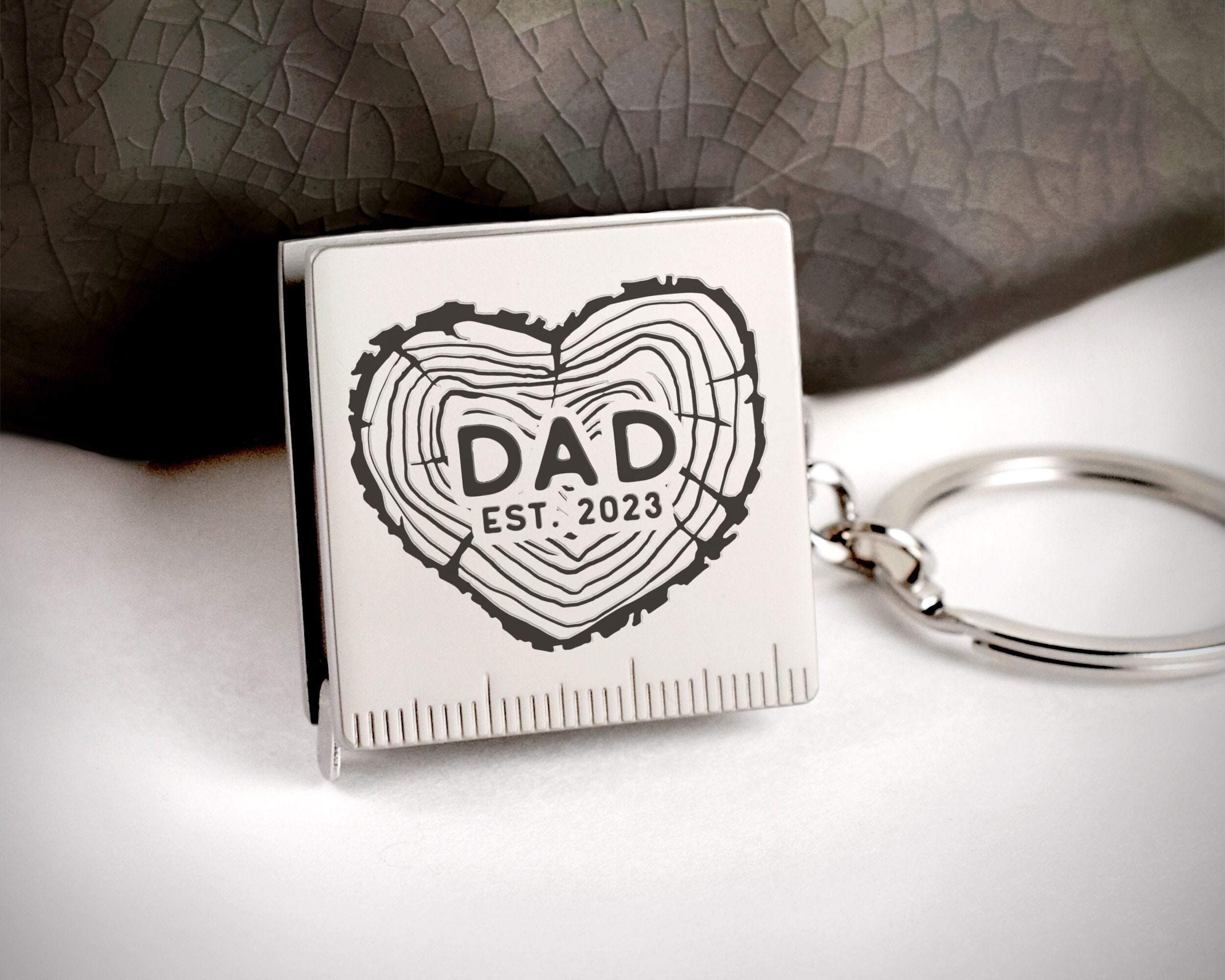 100 Personalized Key Chain / Measuring Tape Favors - Set of 100