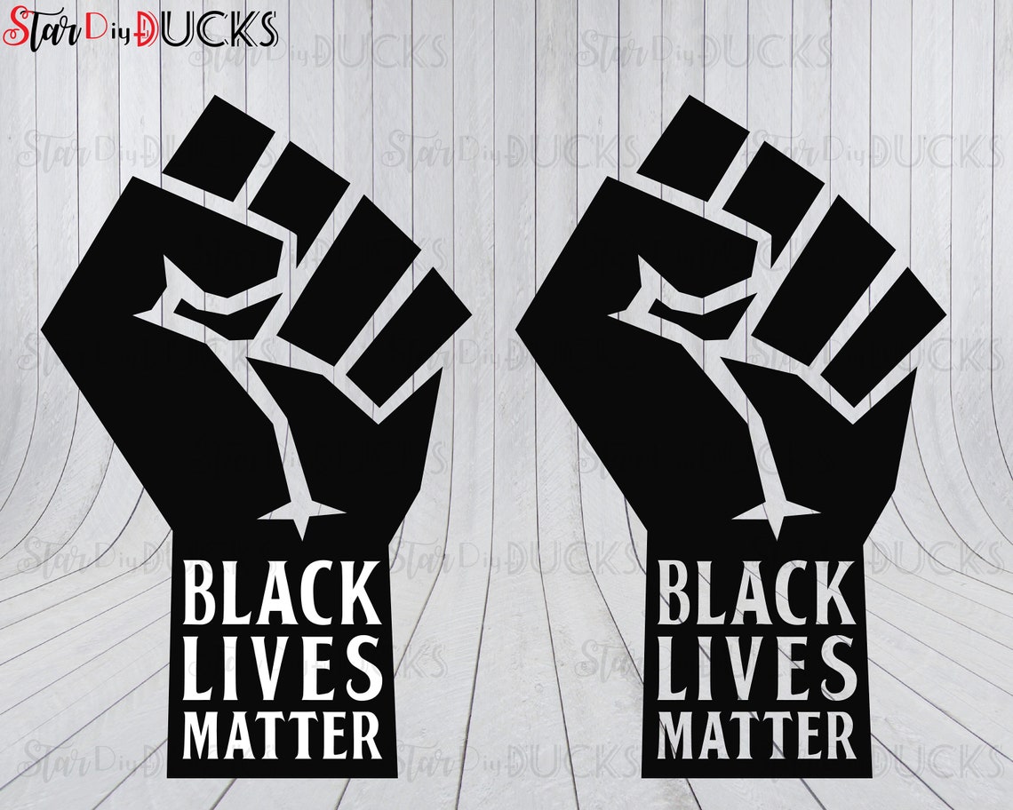 Black Lives Matter svg cutting files clip art digital | Etsy