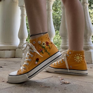 Mustard Converse Etsy Canada
